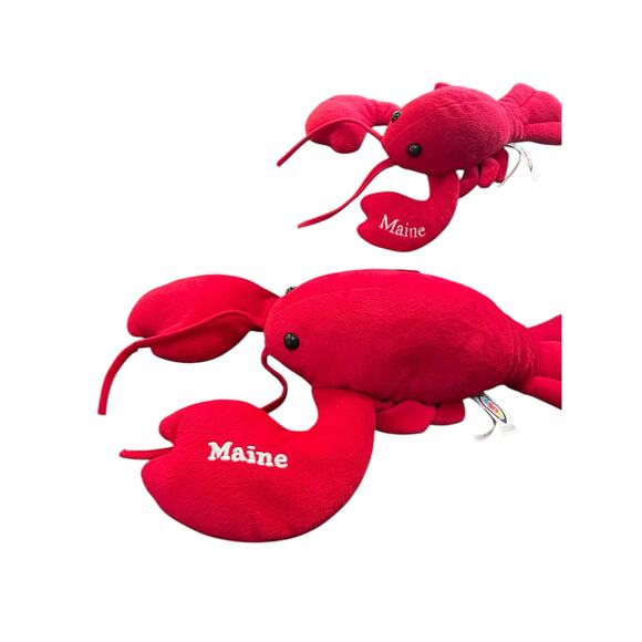 Mary Meyer Lobster Plush Maine Stuffed Animal Crustacean Souvenir 14" Lot of 2 - Picture 12 of 12